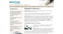 Desktop Screenshot of brightlinesolutions.com